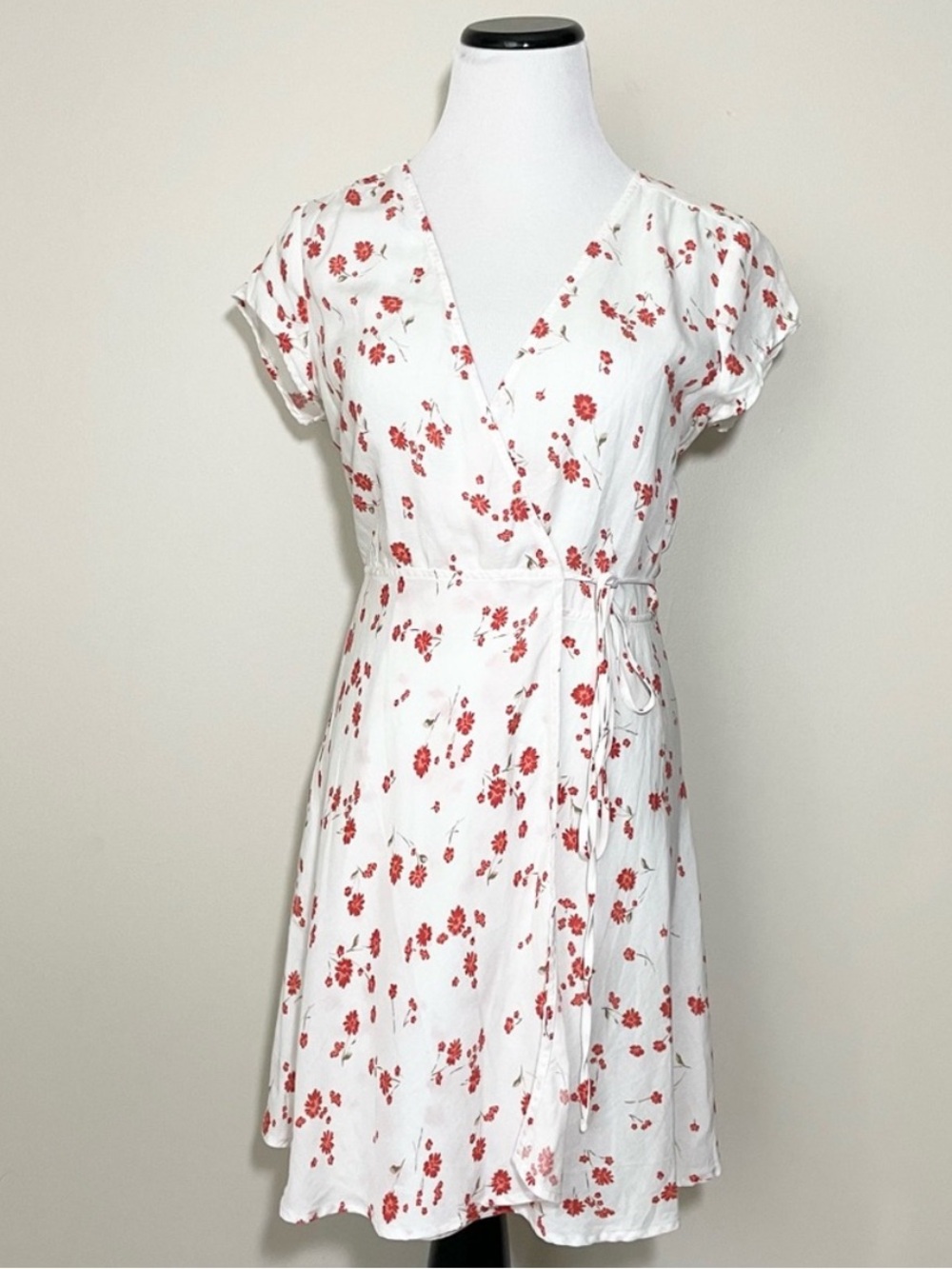 Reformation Ports Wrap Mini Dress Eleanor Print - Picture 1 of 12